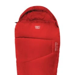 HIGHLANDER Sac De Couchage Sleepline 350 Momie 4°C Rouge -Plein Air Fournitures Boutique sac de couchage sleepline 350 momie 4c rouge 4