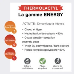 Sous Vêtement Thermique Technique Col Rond Femme-THERMOLACTYL ENERGY 3 Medium 11 Sous Vêtement Thermique Technique Col Rond Femme-THERMOLACTYL ENERGY 3 Medium -Plein Air Fournitures Boutique sous vetement thermique technique col rond femme thermolactyl energy 3 medium 5