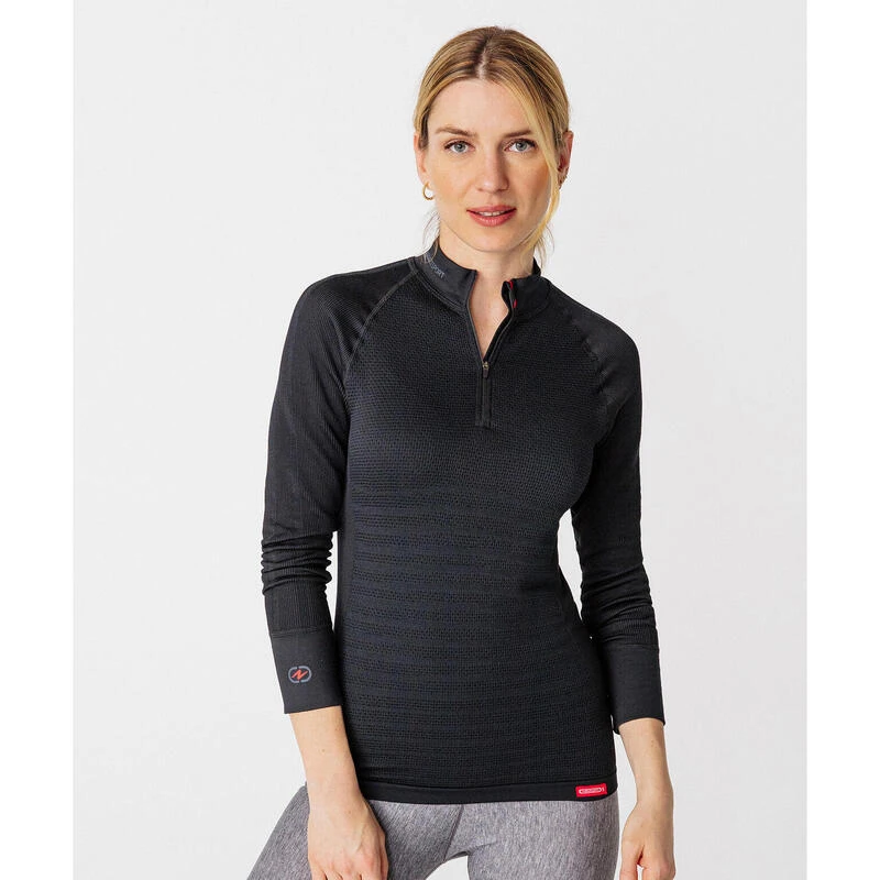 Sous Vêtement Thermique Technique Col Zippé Femme-THERMOLACTYL ENERGY 5 Intense 2 Sous Vêtement Thermique Technique Col Zippé Femme-THERMOLACTYL ENERGY 5 Intense – Image 2