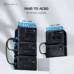 Station Électrique Portable BLUETTI AC60+B80+PV200,IP65 Générateur Solaire 12 Station Électrique Portable BLUETTI AC60+B80+PV200,IP65 Générateur Solaire -Plein Air Fournitures Boutique station electrique portable bluetti ac60b80pv200ip65 generateur solaire 5