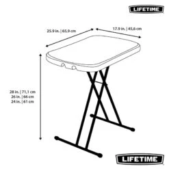Table Individuelle Ajustable En Hauteur LIFETIME #80251 -Plein Air Fournitures Boutique table individuelle ajustable en hauteur lifetime 80251 6
