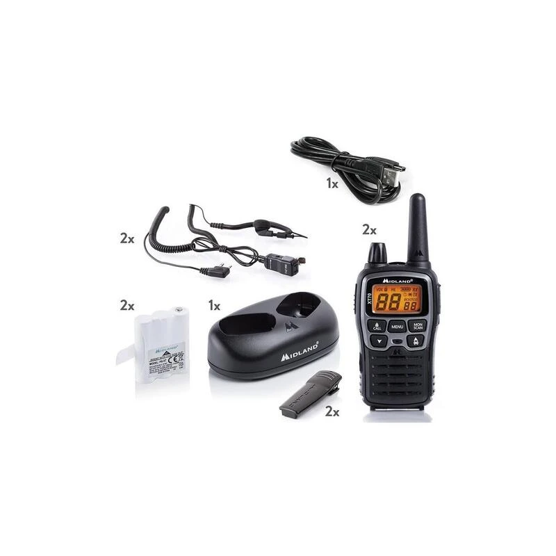 MIDLAND Talkie-Walkie - Adulte - XT70 2 MIDLAND Talkie-Walkie - Adulte - XT70 – Image 2