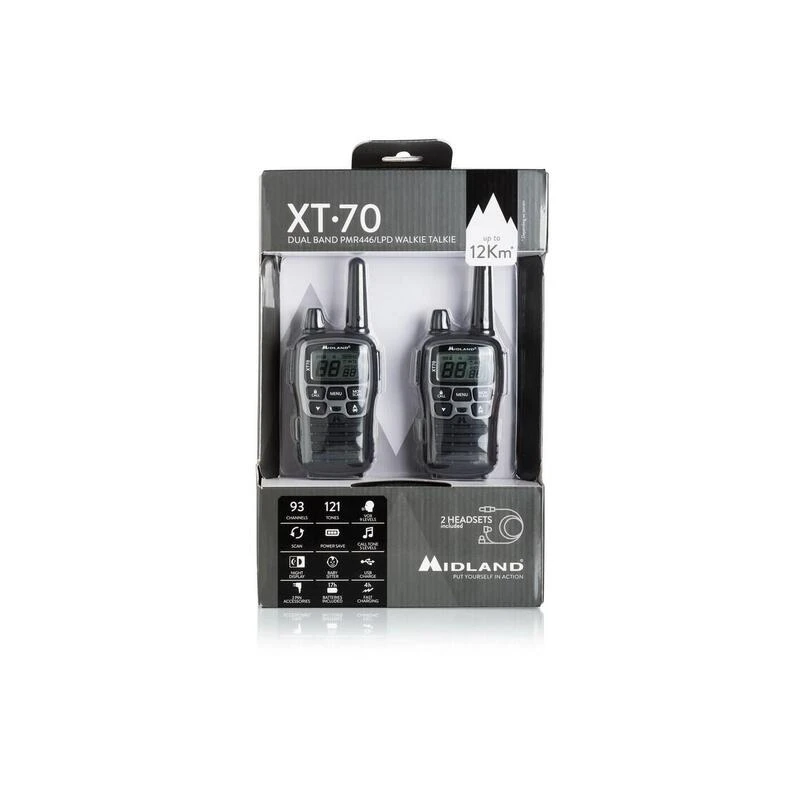 MIDLAND Talkie-Walkie - Adulte - XT70 3 MIDLAND Talkie-Walkie - Adulte - XT70 – Image 3