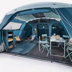 Quechua Tente à Arceaux De Camping - Arpenaz 6.3 - 6 Personnes - 3 Chambres -Plein Air Fournitures Boutique tente a arceaux de camping arpenaz 63 6 personnes 3 chambres 3