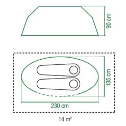 Coleman Tente Galiano Bleue - 2 Personnes -Plein Air Fournitures Boutique tente galiano bleue 2 personnes 5