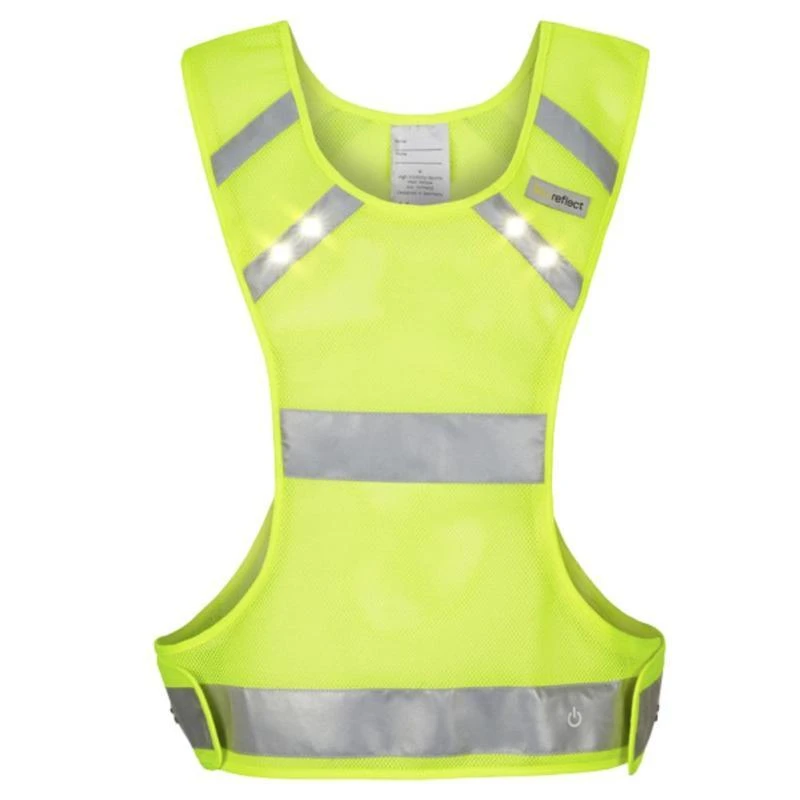 Vélo Gilet Fluo Lumineux - Adulte - PROACTIV 1 Vélo Gilet Fluo Lumineux - Adulte - PROACTIV