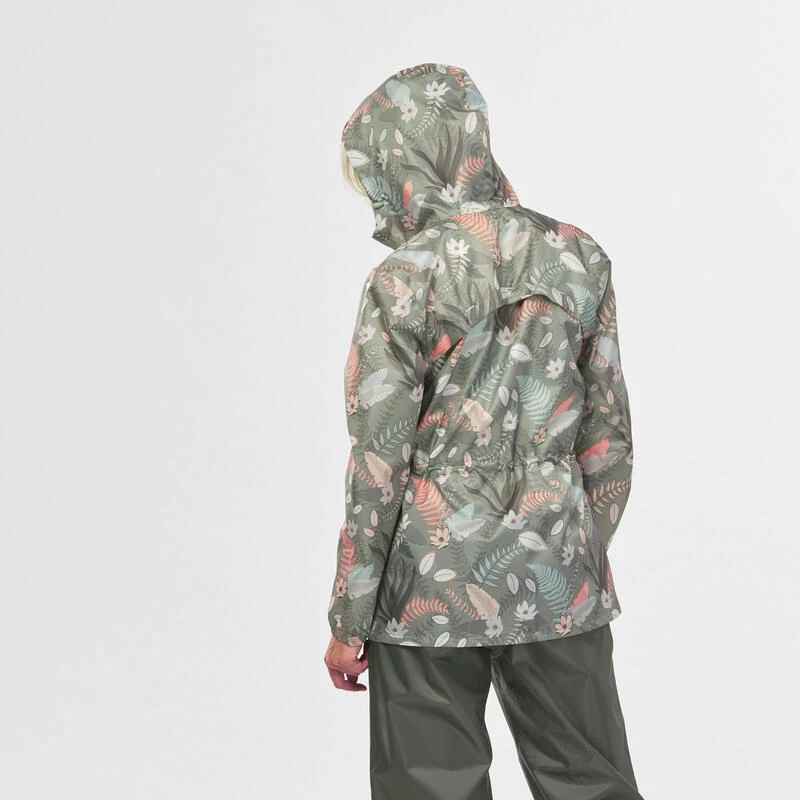 Quechua Veste Coupe Vent Et Déperlante De Randonnée - Raincut Full Zip - Femme 4 Quechua Veste Coupe Vent Et Déperlante De Randonnée - Raincut Full Zip - Femme – Image 4