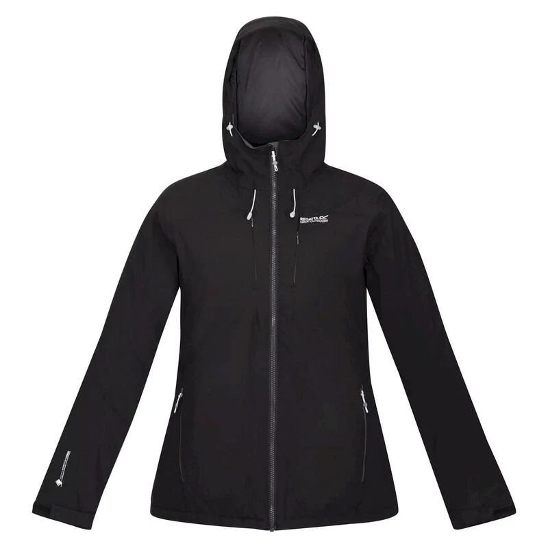 Regatta Veste Imperméable HIGHTON Femme (Noir) 1 Regatta Veste Imperméable HIGHTON Femme (Noir)