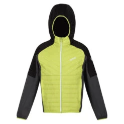Regatta Veste KIELDER HYBRID Enfant (Vert Algue / Noir)