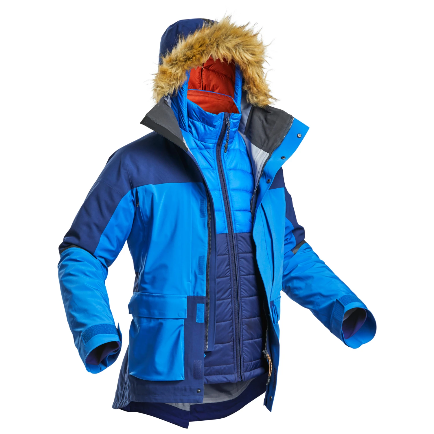 Veste Parka 3 En 1 Imperméable Modulaire De Trek - ARCTIC 900 - Homme 2 Veste Parka 3 En 1 Imperméable Modulaire De Trek - ARCTIC 900 - Homme – Image 2
