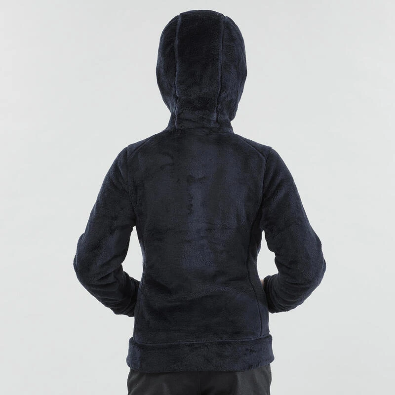 Quechua Veste Polaire Chaude De Randonnée - MH500 Bleue Marine - Enfant 7-15 Ans 5 Quechua Veste Polaire Chaude De Randonnée - MH500 Bleue Marine - Enfant 7-15 Ans – Image 5