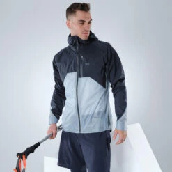 Quechua Veste Ultra Légère De Randonnée Rapide FH 900 Homme Bleu Grise. -Plein Air Fournitures Boutique veste ultra legere de randonnee rapide fh 900 homme bleu grise 2